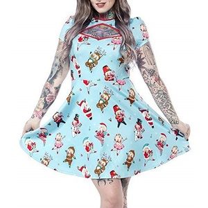 Sourpus holiday kewpie dress XXL